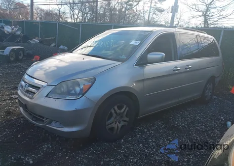 2007 Honda Odyssey Ex-L from USA, damaged, VIN 5FNRL38777B094049